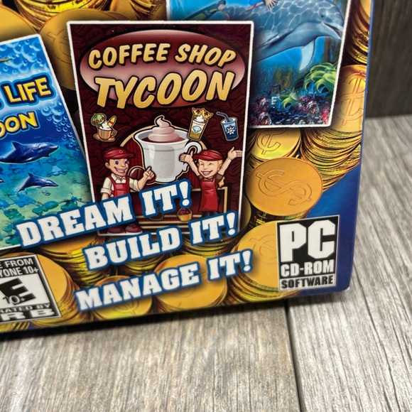 TYCOON COLLECTION 4 PC Games in One Box - Moon, Marine, Ocean, Coffee Shop - Picture 5 of 16